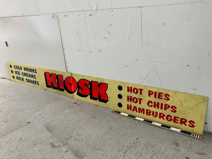 Kiosk Sign - Cold drinks, icecream etc.