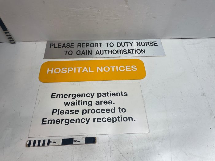 Generic Hospital Signs