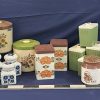 Matching Retro Ingredient Containers
