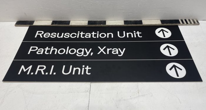 Medical Sign "Resuscitation Unit, Pathology, X-ray"
