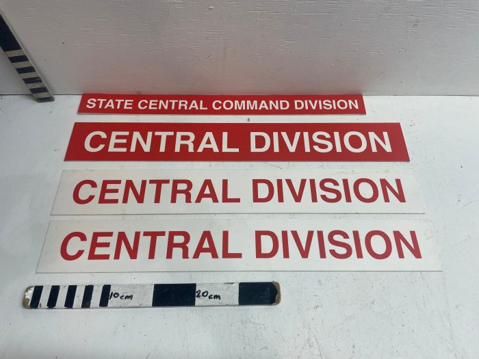 Central Division Signs