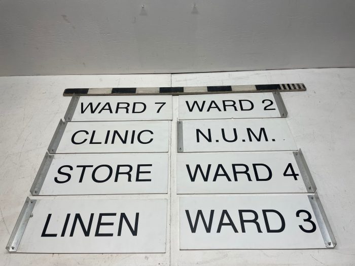 Assorted Medical and Hospital Signs
