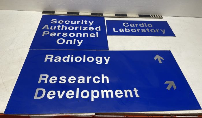 Assorted Hospital Signs