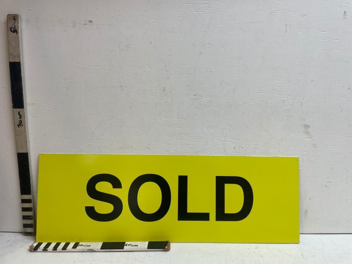 Sold house sign