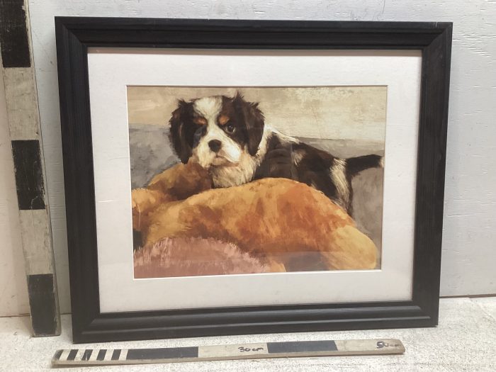 Painting of small dog