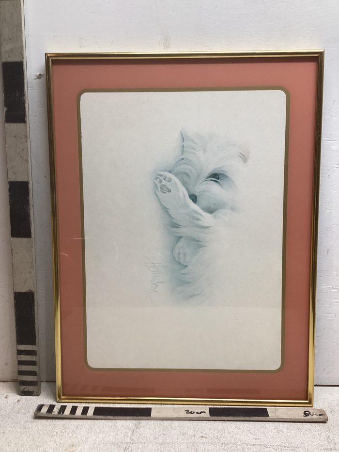 Painting of dog