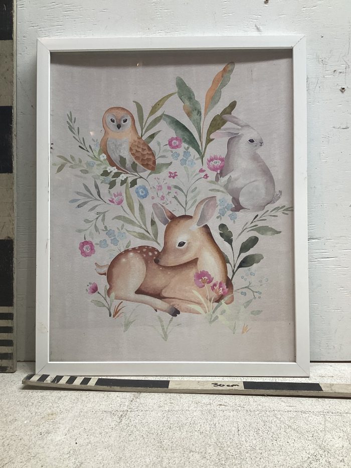 Painting of woodland animals