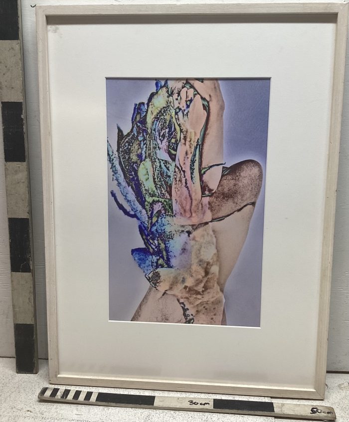 Abstract print of woman