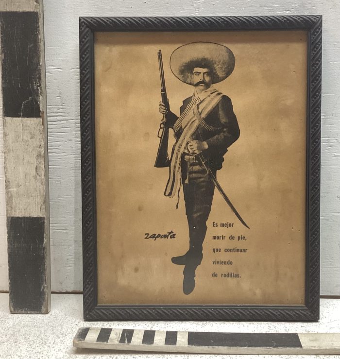 Print of Hispanic fighter