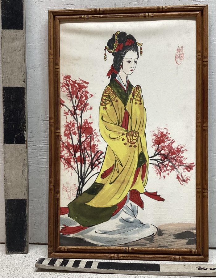 Painting of Japanese woman
