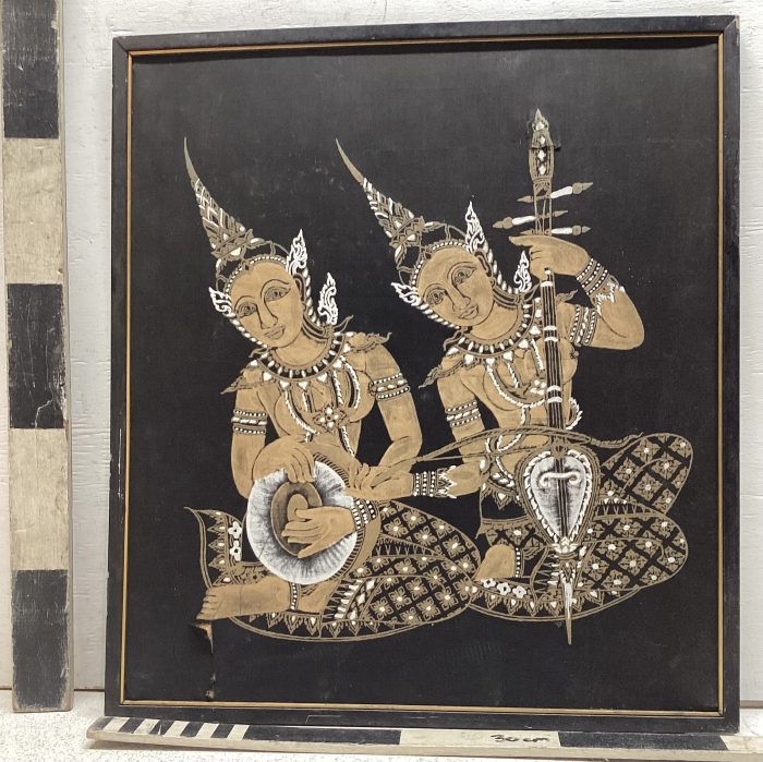 Hindu painting of two musicians