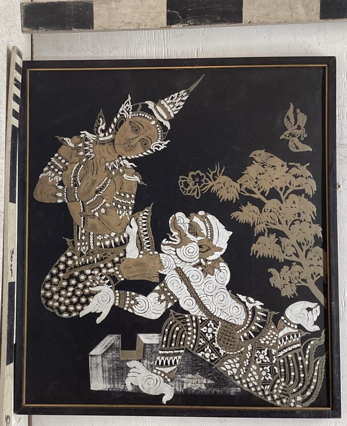 Hindu painting of deities