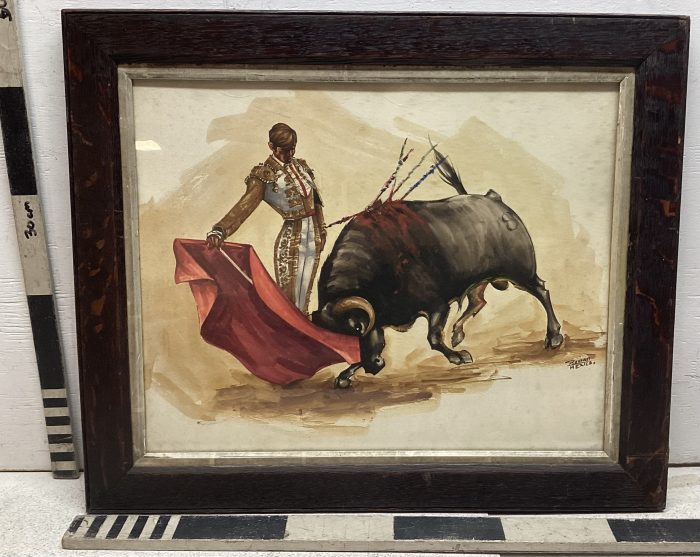 Painting of bullfighting