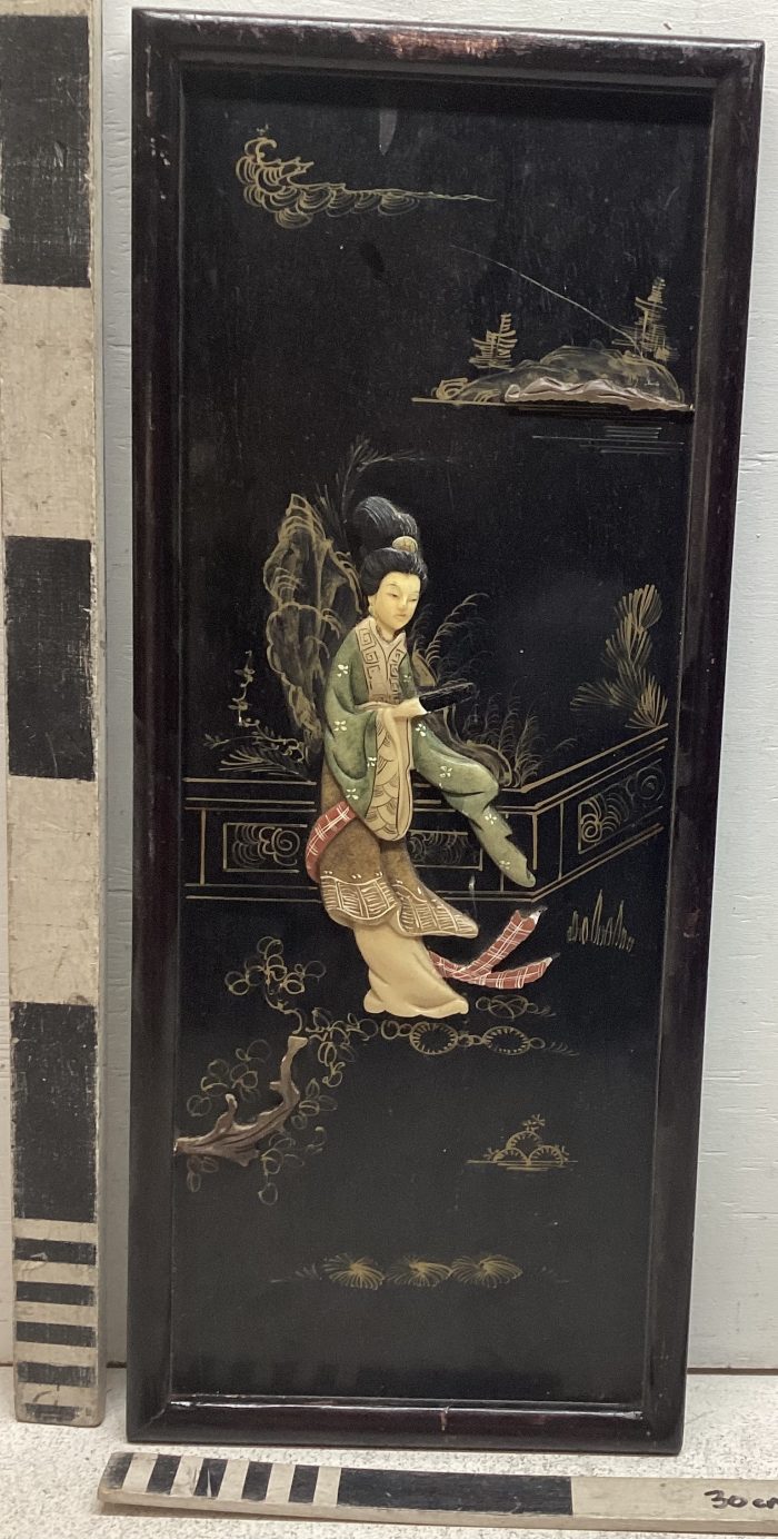 East Asian painting of woman