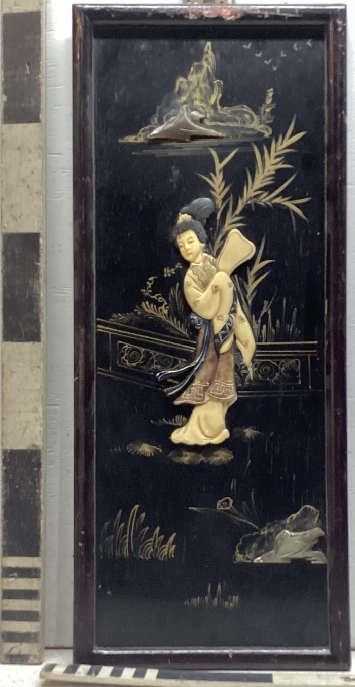 East Asian painting of woman