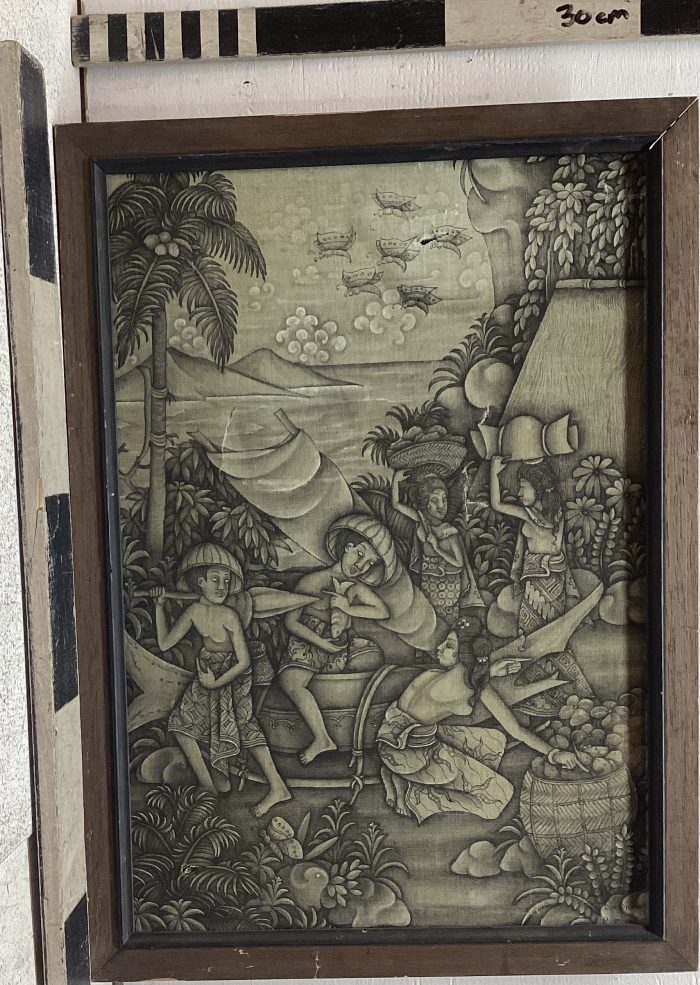 Drawing of indigenous people