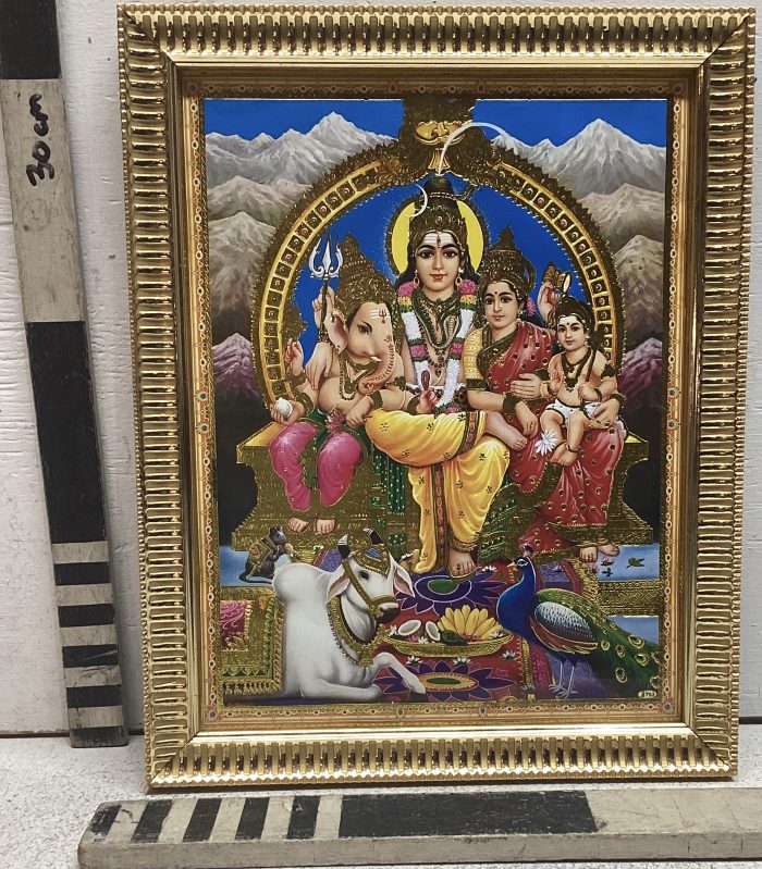 Painting of Hindi gods