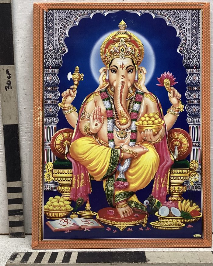 Hindi painting of Ganesh