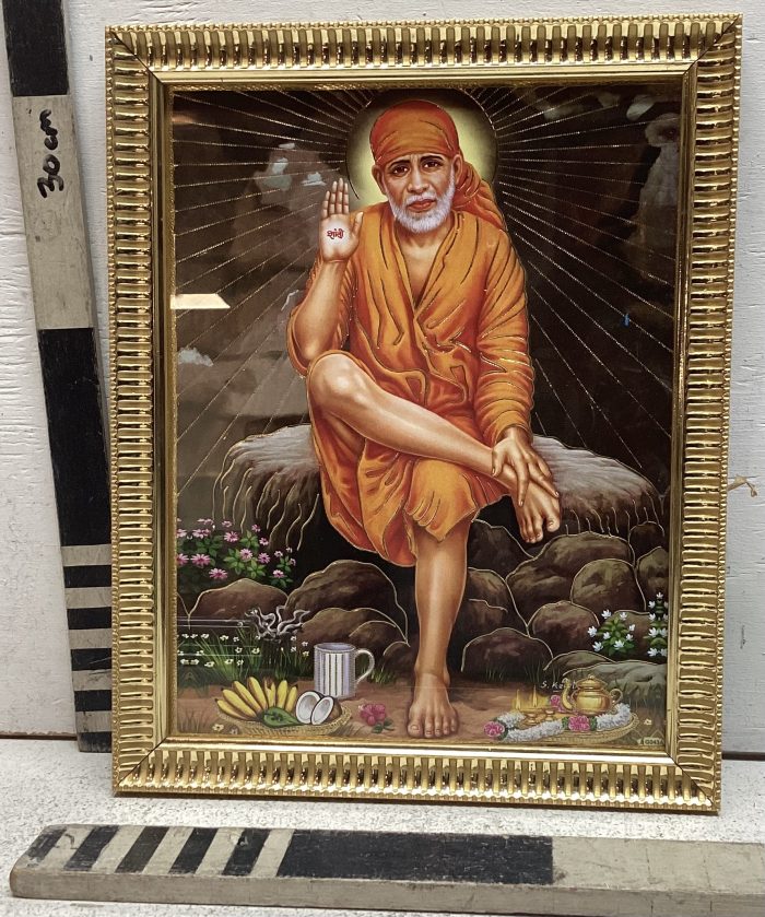 Painting of Hindu monk