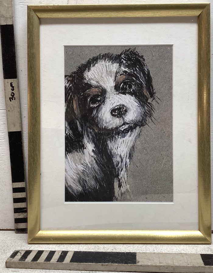 Painting of dog