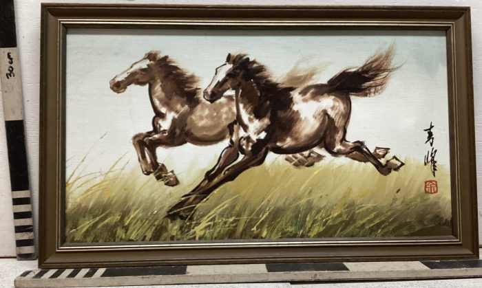Painting of horses