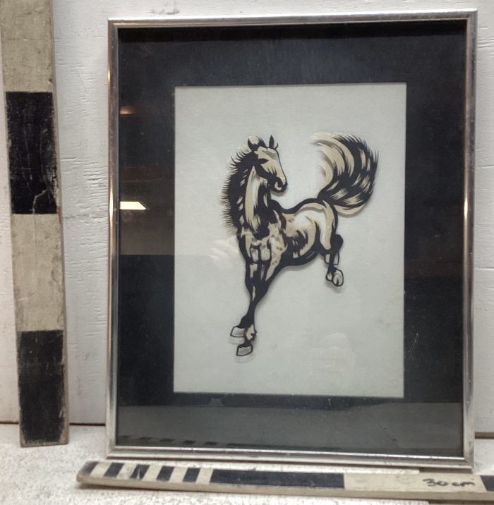 Silhouette Print of Horse