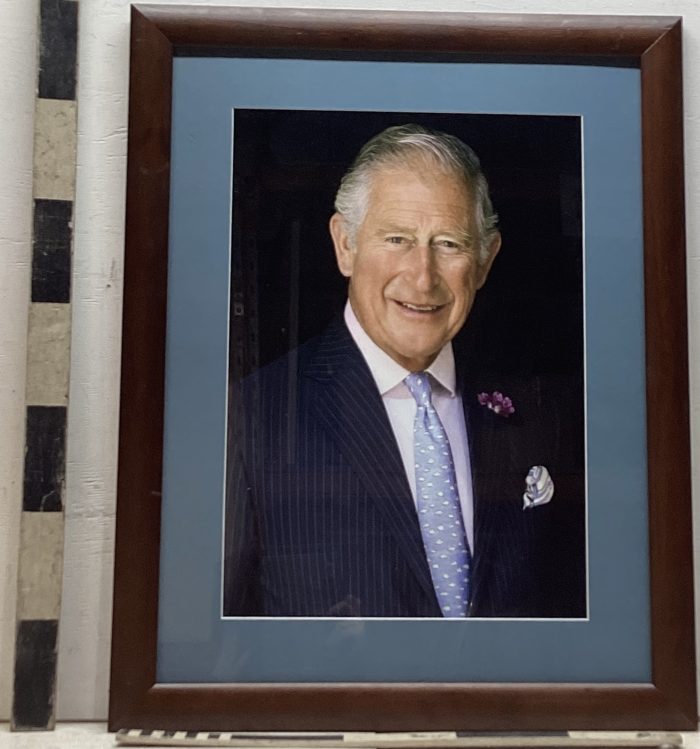 Royal portrait of King Charles III