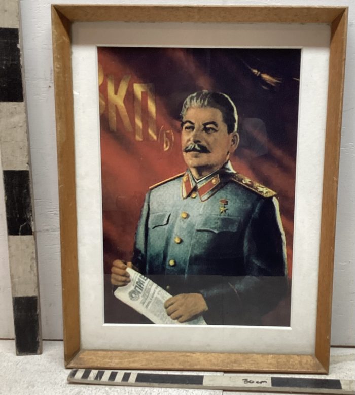 Portrait painting of Joseph Stalin