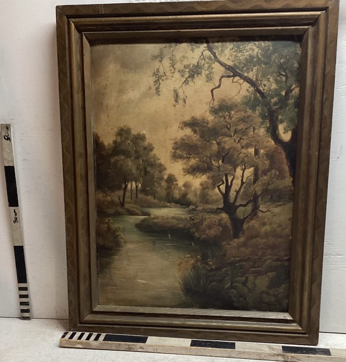 Bush landscape painting