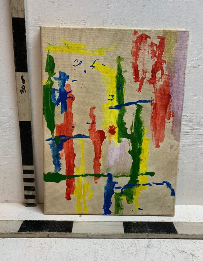 Abstract kids painting