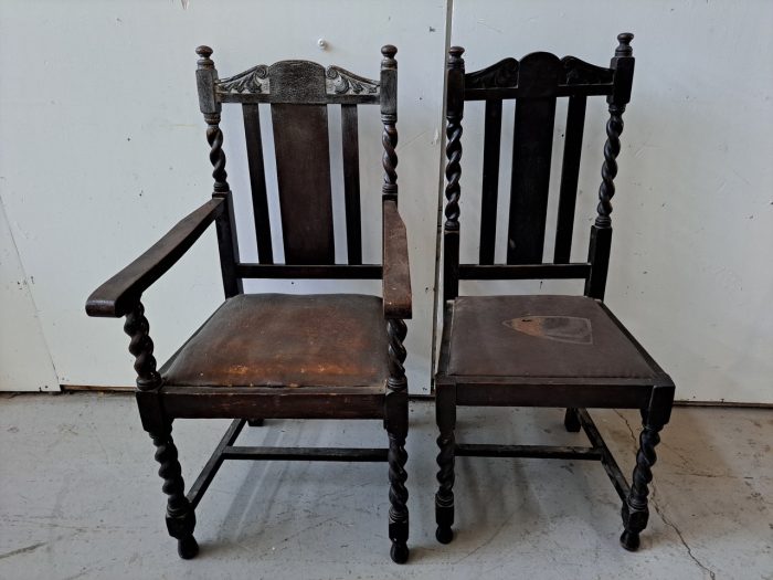 Vintage Timber Chairs