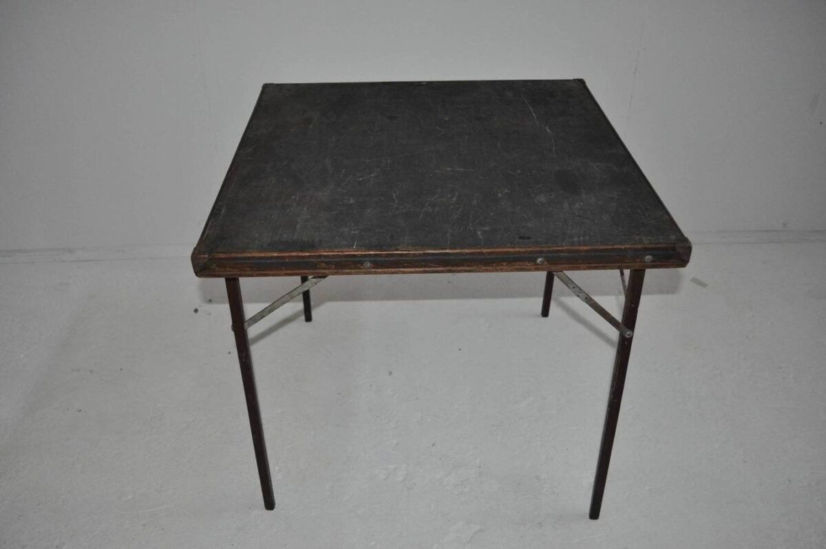 Wooden fold up card table PropCo